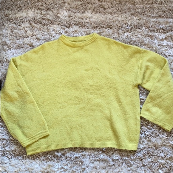 Oak and fort yellow relax fit sweater XS - Picture 2 of 5